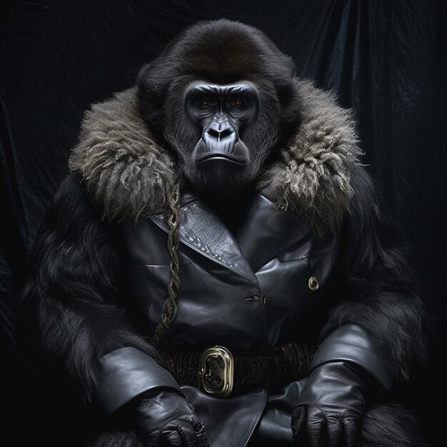 Foto beeld van gorilla