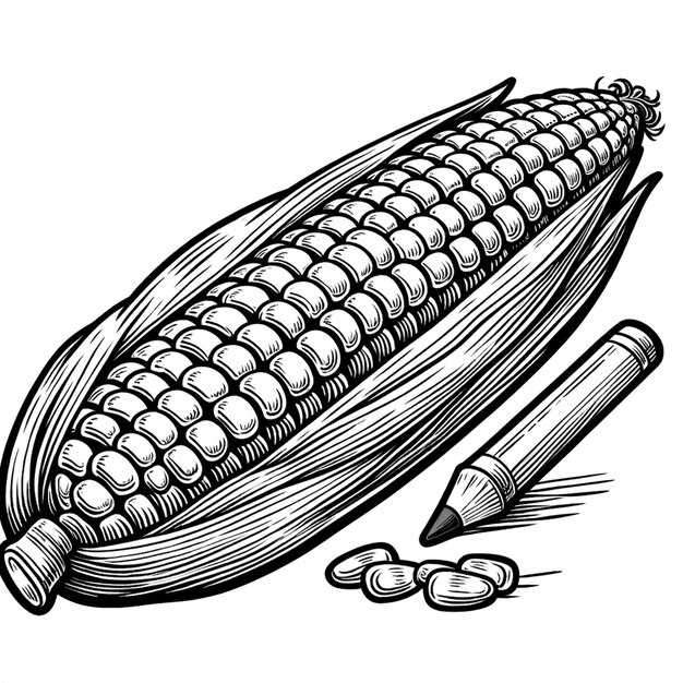 Foto beeld van maïs
