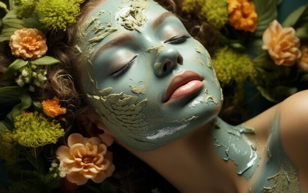 Foto beeld voor het bedrijfsleven natuurlijke cosmetica concept voor winkels biologische cosmetica voor een gezond leven