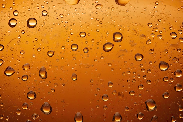 Beer backdrop with water droplets