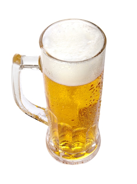 Beer Beerglass isolated on white