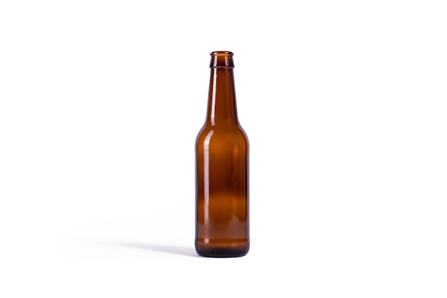 Beer bottle isolated on white background