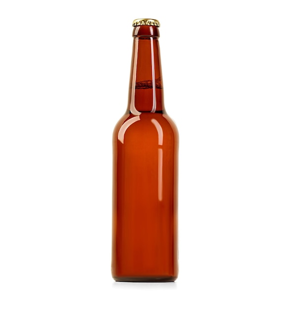 Beer bottle isolated