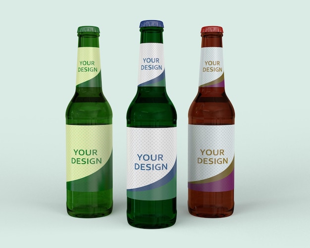 Beer Bottles Set