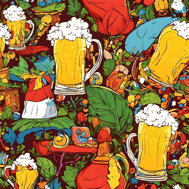 Фон из мультфильма с пивом и обои очень крутые