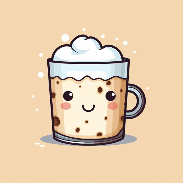 beer cup cartoon illustration