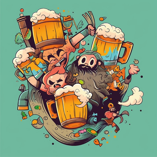 beer festival design vector illustration