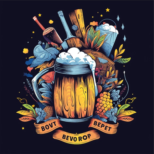 beer festival design vector illustration