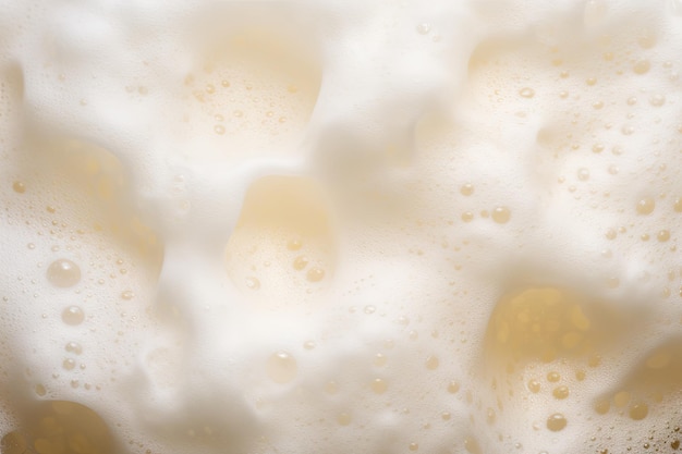 Beer foam and froth in close up suitable for background