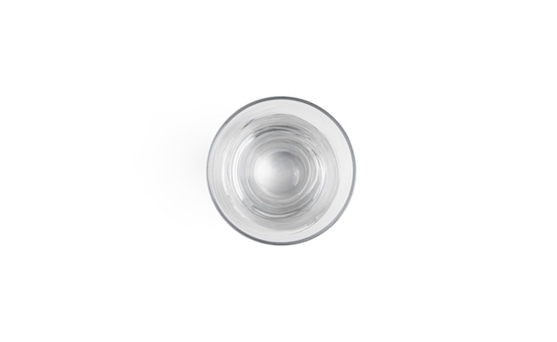 Photo beer glass isolated on white.