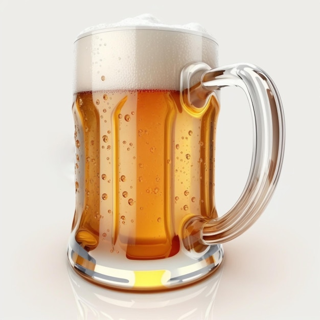 beer glass mockup