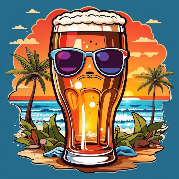 Photo beer illustration wallpaper