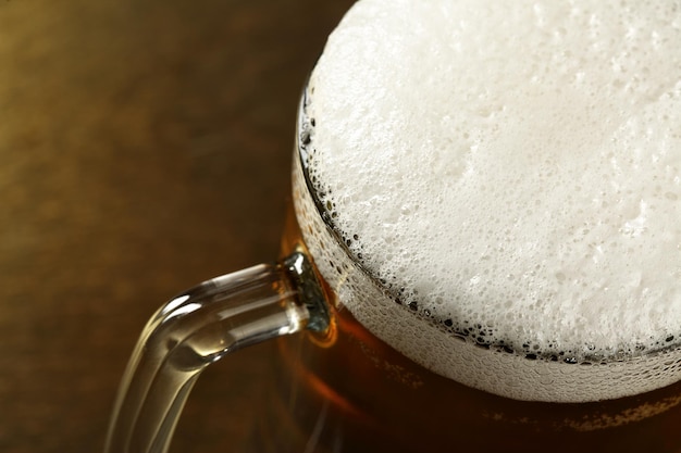 Beer mug with froth