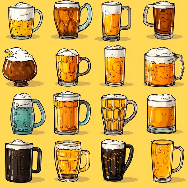 Photo beer pattern