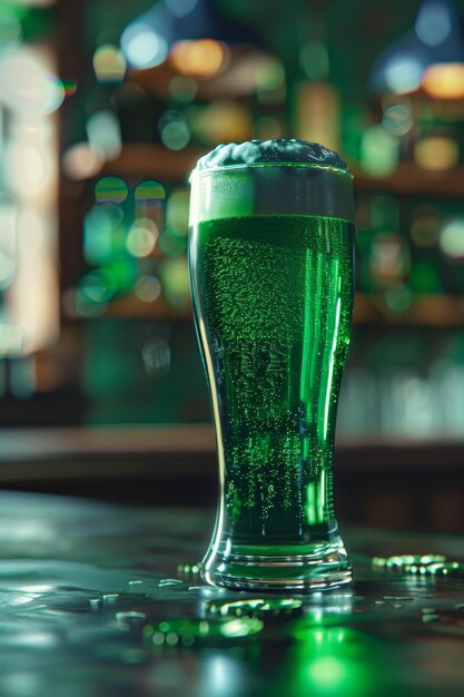 Photo beer for st patricks day generative ai