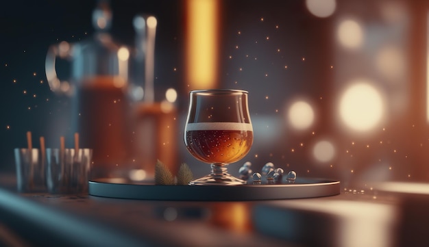 Beer tasting and brewing ai generate