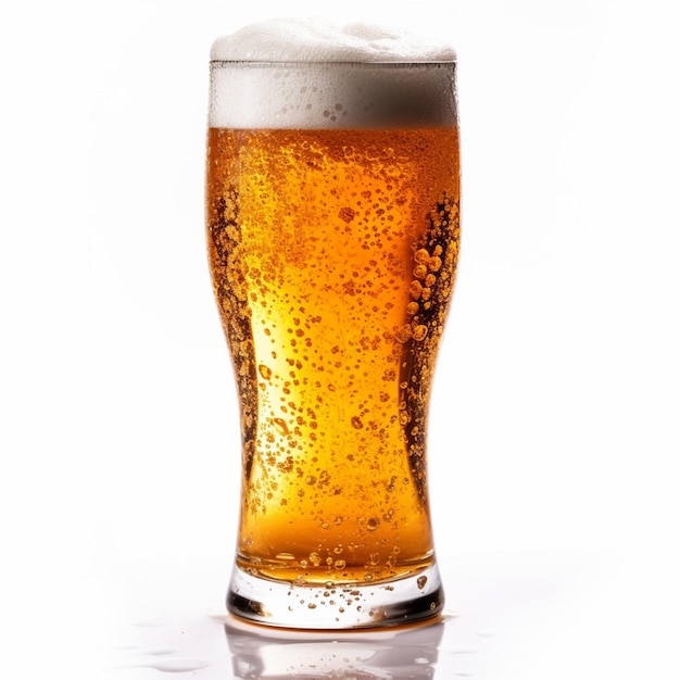 Beer with transparent background high quality ultra hd