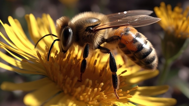 Bees are also common during the summer months Generative AI