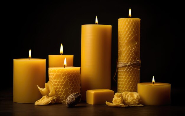 Beeswax Candlelight A Serene Glow