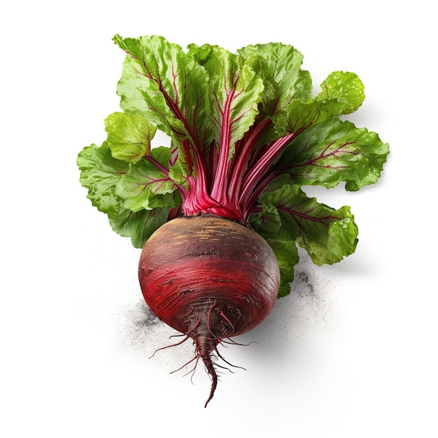 beet vegetable isolated on white background