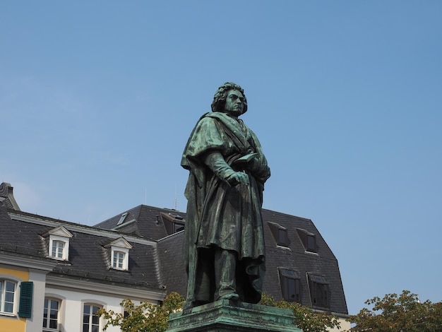 Foto beethoven denkmal (1845) a bonn