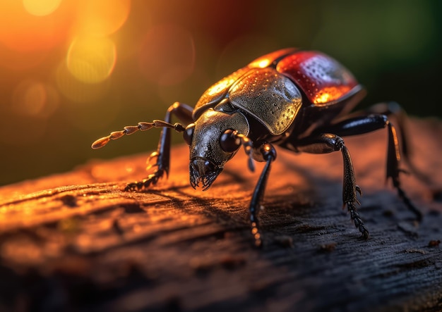 Beetles are insects that form the order Coleoptera