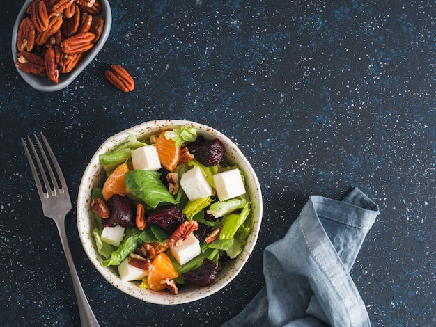 Beetroot, Feta Cheese and Orange Salad.