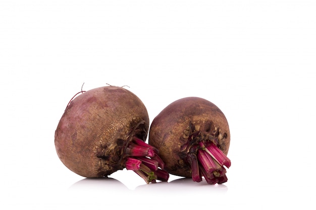 Beetroot isolated on white background