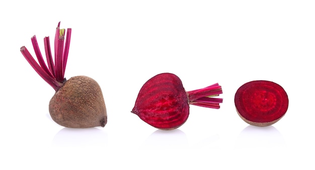 Beetroot isolated on white