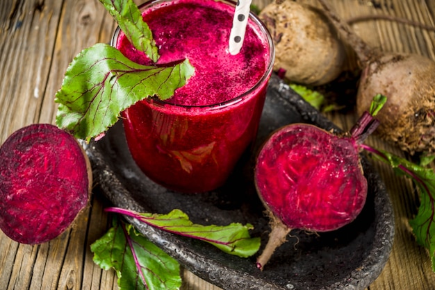 Beetroot juice or smoothie