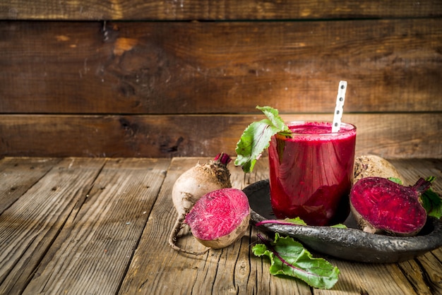 Beetroot juice or smoothie