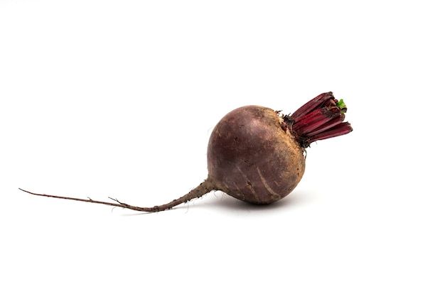 Beetroot on white background