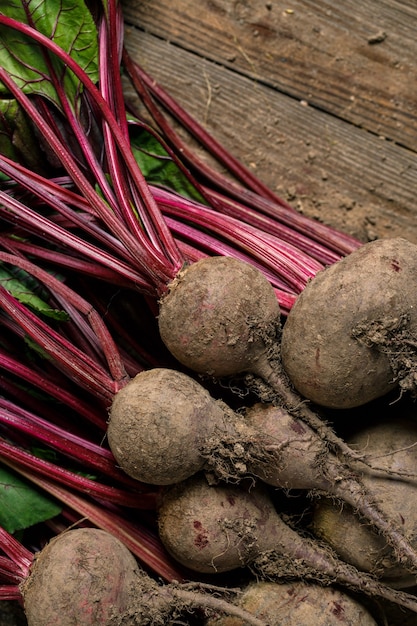 Beetroot with stems