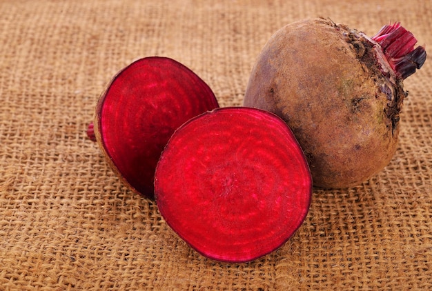 Beetroots isolated on background