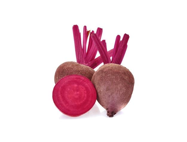 Beetroots isolated