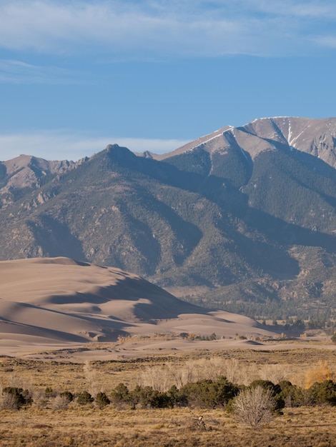 Before sunset at Great Sand Dunes National Park, Colorado.