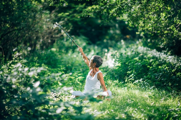 Begeleiding Opening nieuwe kansen en richtingen Mindfulness Concept