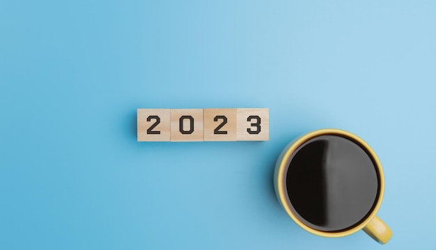 Begin het nieuwe jaar 2023 met een doelplan en doelconcept 2023 op houten blokkubus ter voorbereiding van de nieuwe jaarwisseling en start een nieuw zakelijk doelstrategieconcept