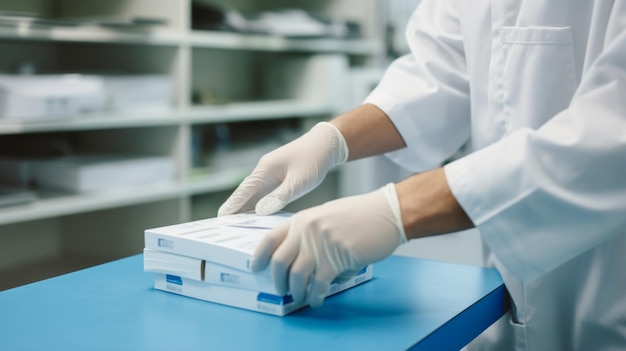 BehindTheScenes An Anonymous Pharmacist's Precision in Unboxing Medication Captured in AR 169