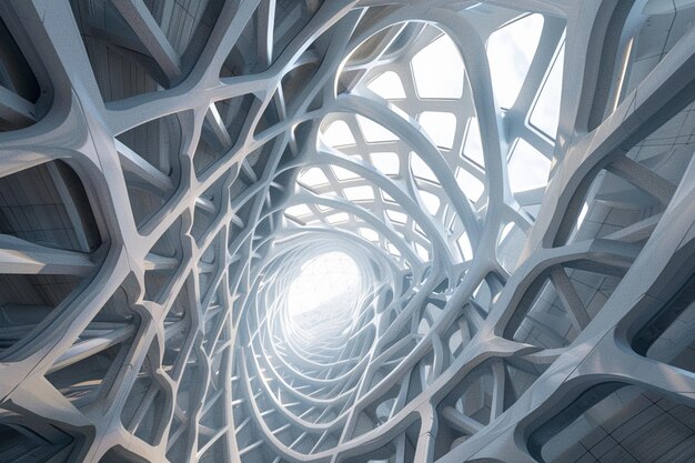 Photo behold the captivating allure of an architectural generative ai