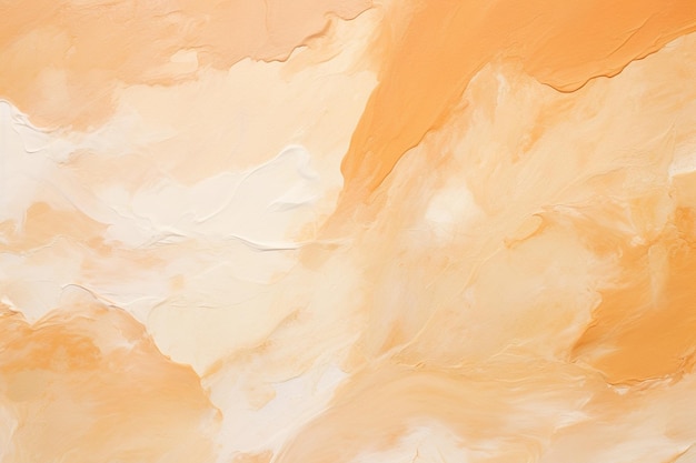 Photo beige background of peachy orange stains feminine abstract art
