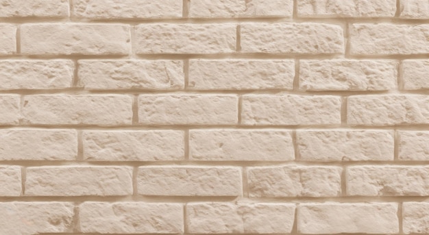 Beige bakstenen muur steen of beton textuur achtergrond achtergrond met wit