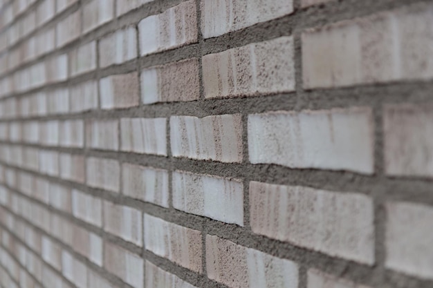 Beige Brick wall background and texture