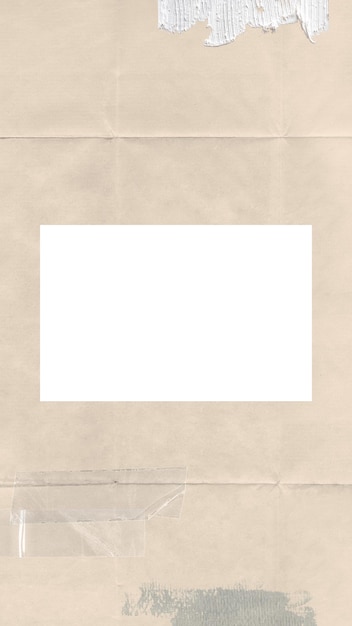 白色框 png 矩形贴纸透明背景