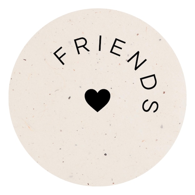 beige friends png instagram story highlight cover template transparent background