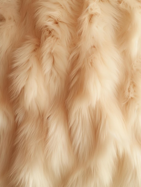 Beige Fur Creative Abstract Texture Wallpaper Photorealistic Digital Art Decoration Abstract Realistic Surface Vertical Background Ai Generated Vibrant Pattern