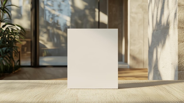 Beige Glass Creative Blank Sheet Design Template