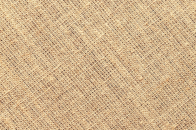 Beige linnen textuur achtergrond natuurlijke katoen jute