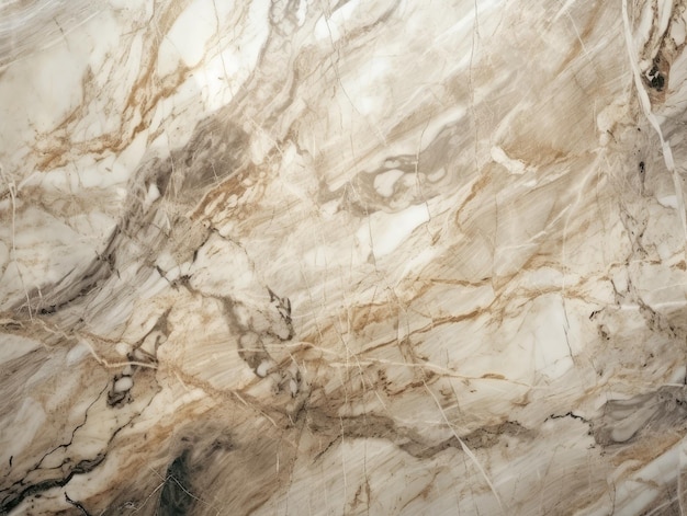 A beige marble with a brown and tan pattern.