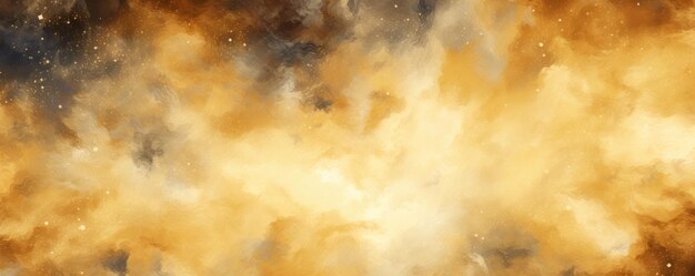 Beige nebula background with stars and sand in the style of multidimensional small brushstrokes rtx